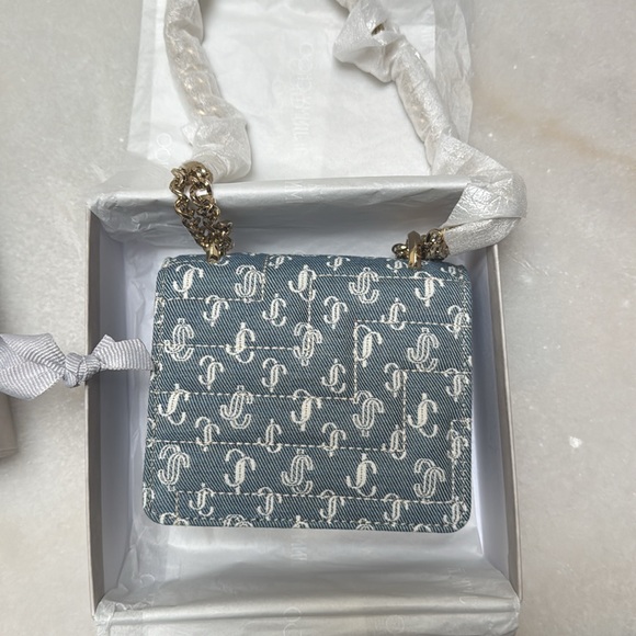 Jimmy Choo Denim Shoulder Bag - Picture 11 of 13